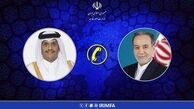 تماس تلفنی وزرای خارجه ایران و قطر