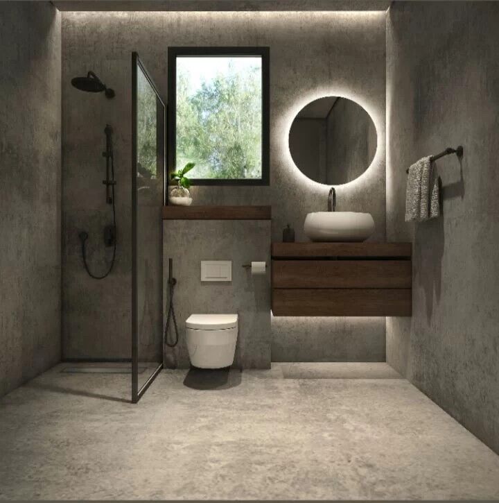 میکروسمنت در حمام و سرویس بهداشتی؛ ضدآب، بدون درز، لوکس