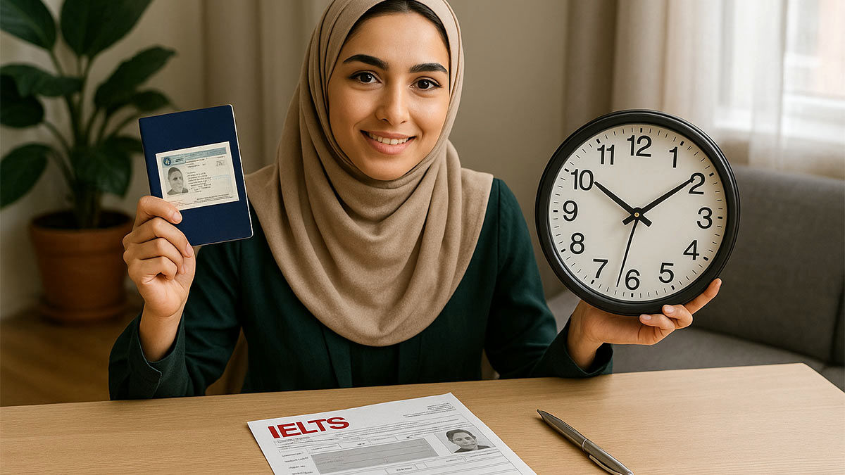 نحوه دریافت ویزا قبل از انقضای آیلتس | راهنمای زمانبندی