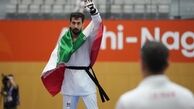 طلای سیزدهم ایران بر گردن علیرضا بخت؛ جودو با ۵ مدال تمام شد