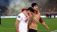 ویدئو | اشک و ناراحتی جهانبخش و دلداری سردار آزمون در ورزشگاه المپیک رم!