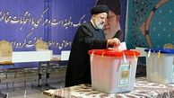 ابراهیم رئیسی رای خود را به صندوق انداخت