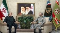 دیدار فرماندهان کل سپاه و ارتش