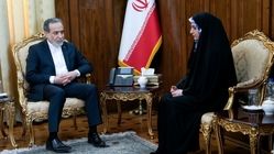 مهدیه اسفندیاری پس از دیدار با عراقچی: پیام مردم ایران را مبنی بر اینکه پشت ایشان هستیم، به وی منتقل کردم