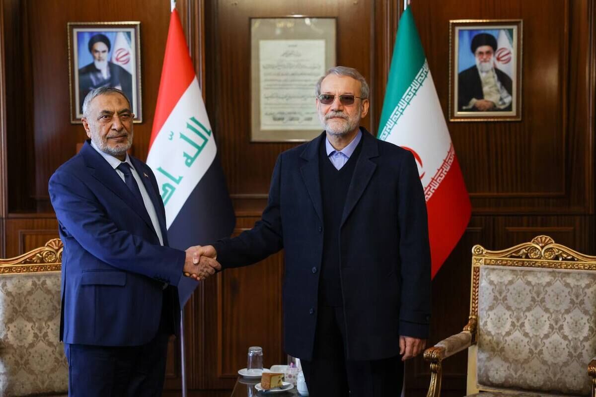 دیدار علی لاریجانی و رئیس مجلس عراق