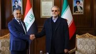 دیدار علی لاریجانی و رئیس مجلس عراق