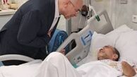 عیادت قالیباف از مجتبی رحماندوست
