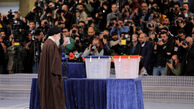 تصاویر حضور رهبر انقلاب پای صندوق رای