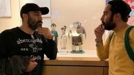 عکس | نوید محمد زاده به این بازیگر پیشکسوت ادای احترام کرد