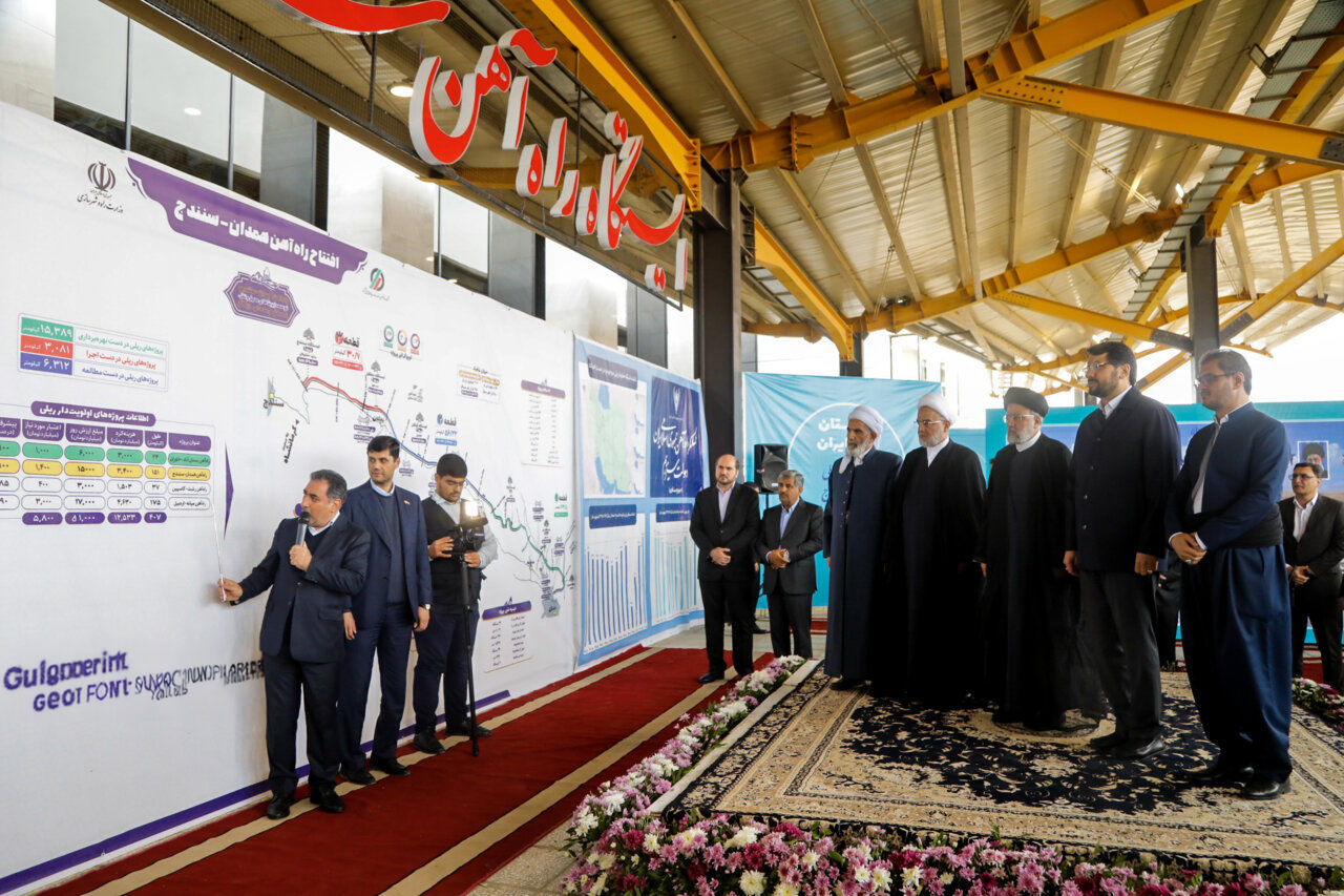 رئیسی ۵ طرح انجام شده در دولت روحانی را دوباره افتتاح کرد