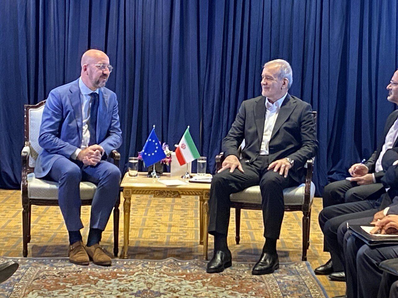 پزشکیان در دیدار با رئیس شورای اروپا: ایران هرگز موشک بالستیک به روسیه نداده/ ما در این جنگ به دنبال توقف درگیری‌ها و برقراری صلح هستیم