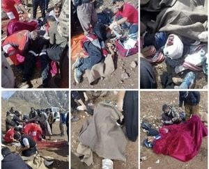 سقوط ۶ کولبر در ارتفاعات تته