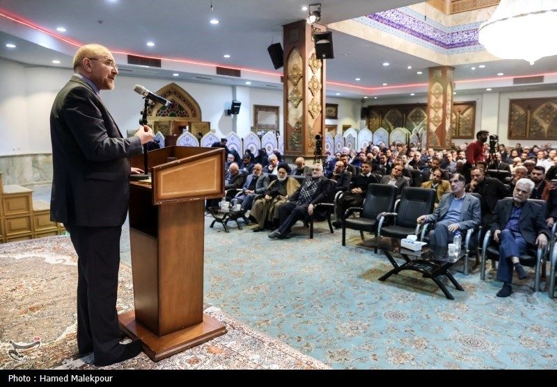 عکس | نشست ماهانه جامعه اسلامی مهندسین با حضور رئیس مجلس