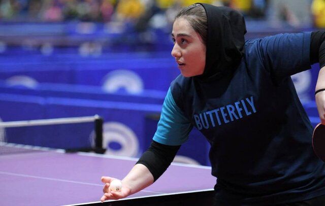 دختر پینگ‌پنگ‌باز ایران به مسابقات قهرمانی جهان راه یافت