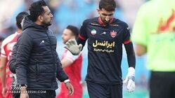 عکس‌| چهره جدید بیرانوند در تمرین پرسپولیس