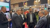 بازدید معاون معدنی وزیر صمت از غرفه چادرملو در متافو تبریز