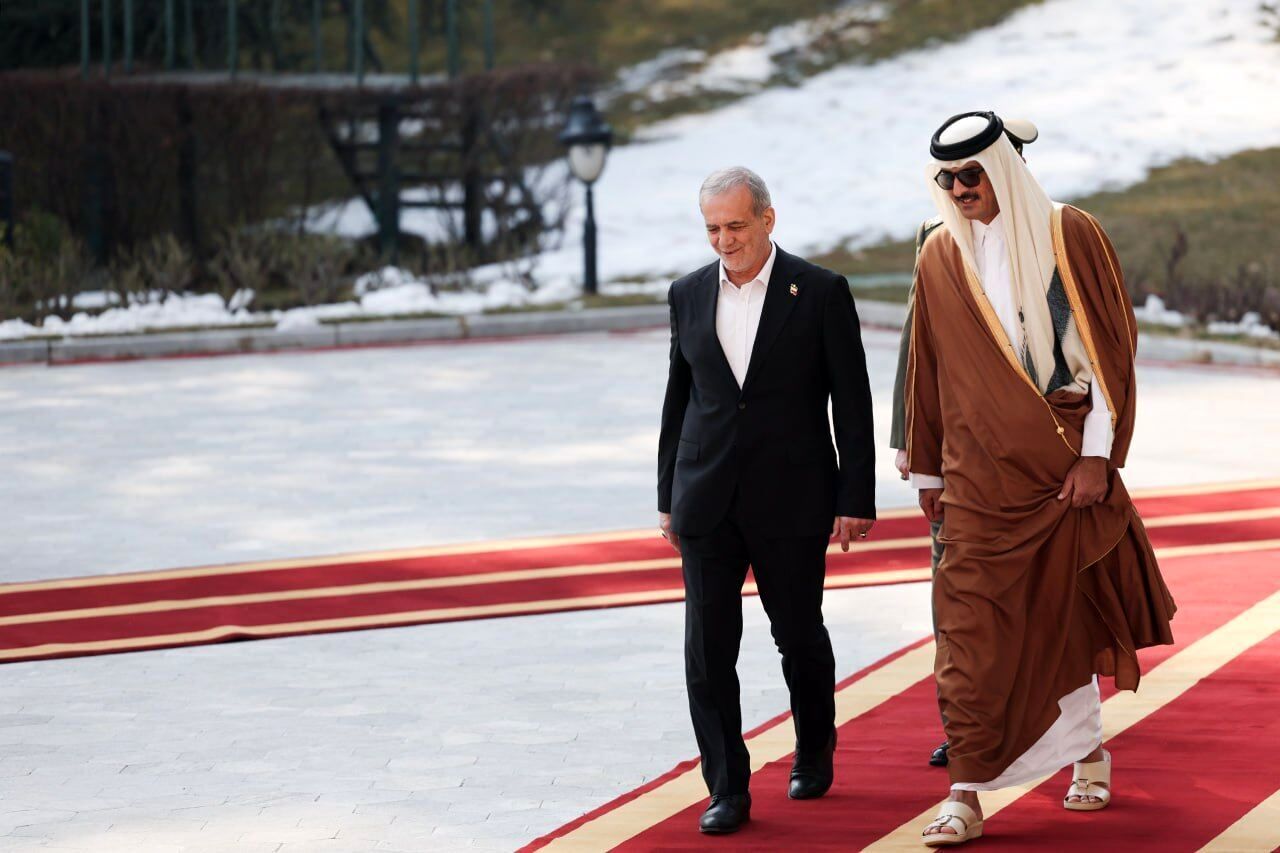 پزشکیان با امیر قطر دیدار و گفت‌وگو کرد