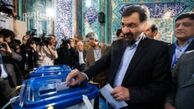 ویدئو | محسن رضایی در حسینیه ارشاد دیده شد و رای خود را به صندوق انداخت