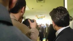 عکس| وزیر بهداشت دولت رئیسی باز هم بهداشت «بخش مراقبت‌های ویژه» را رعایت نکرد